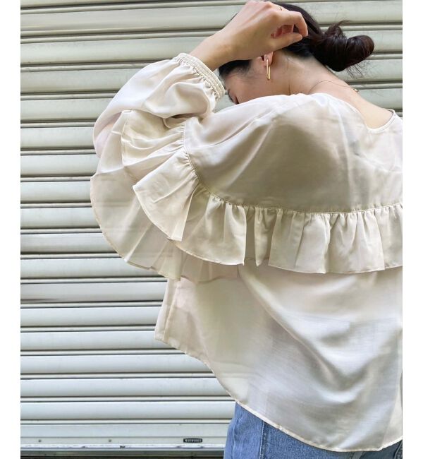 le.coeur blanc「フリル2WAYブラウス」|シャツ・ブラウス|