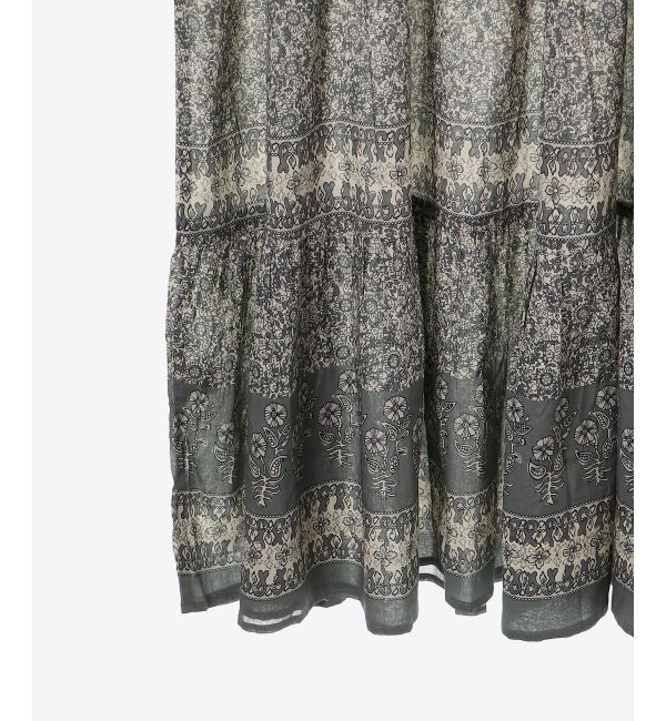  「Fanakaパイピングフラワー柄ワンピ」|ワンピース|