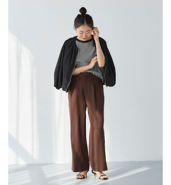  「《手洗い可能》カラミタンブラーランタンスリーブブルゾン」|ブルゾン・スタジャン|