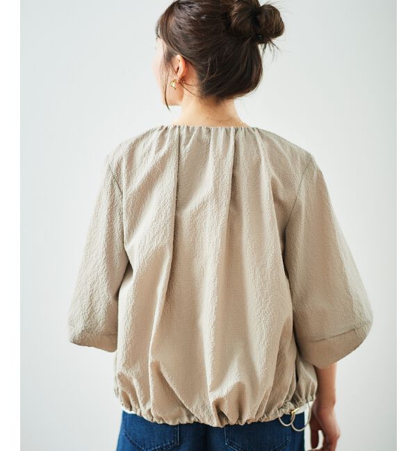  「《手洗い可能》カラミタンブラーランタンスリーブブルゾン」|ブルゾン・スタジャン|