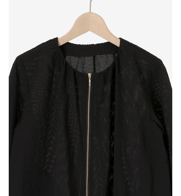  「《手洗い可能》カラミタンブラーランタンスリーブブルゾン」|ブルゾン・スタジャン|