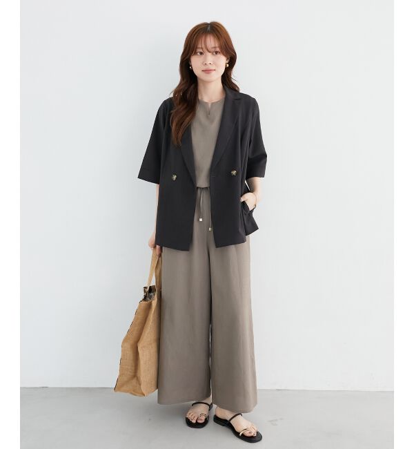  「《シャツ感覚でラフに羽織れる》タンブラーブッチャーハーフスリーブジャケット」|その他|