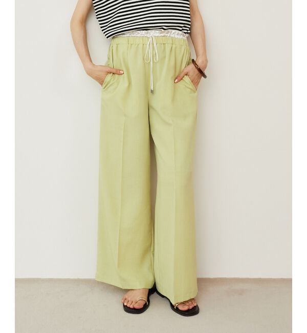  「《さらっとした素材感》タンブラーブッチャーイージーパンツ」|チノ|