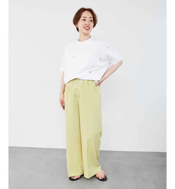  「《さらっとした素材感》タンブラーブッチャーイージーパンツ」|チノ|