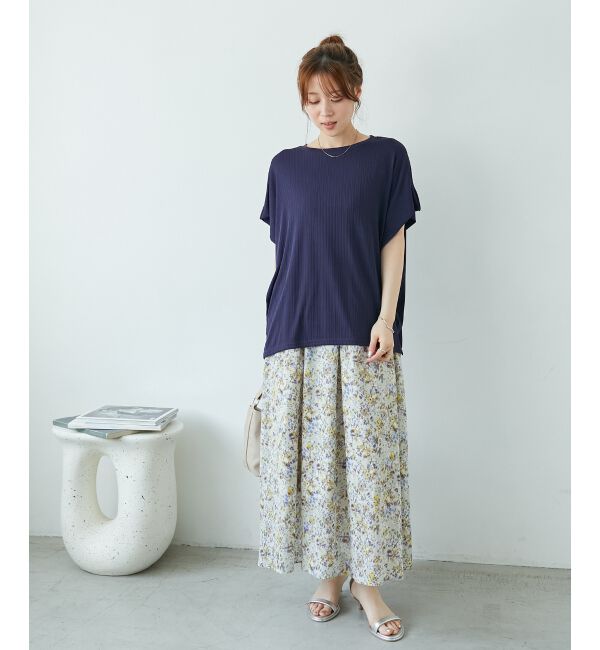  「《WEB限定アイテム》ランダムリブショルダータックプルオーバー」|プルオーバー|