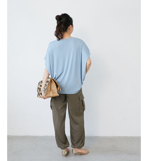  「《WEB限定アイテム》ランダムリブショルダータックプルオーバー」|プルオーバー|