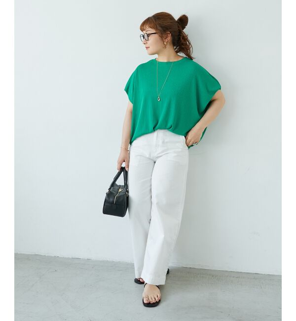  「《WEB限定アイテム》ランダムリブショルダータックプルオーバー」|プルオーバー|