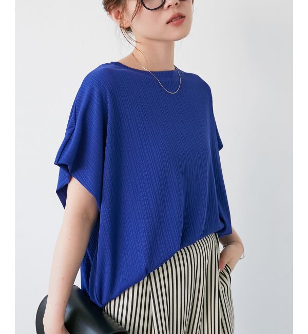  「《WEB限定アイテム》ランダムリブショルダータックプルオーバー」|プルオーバー|