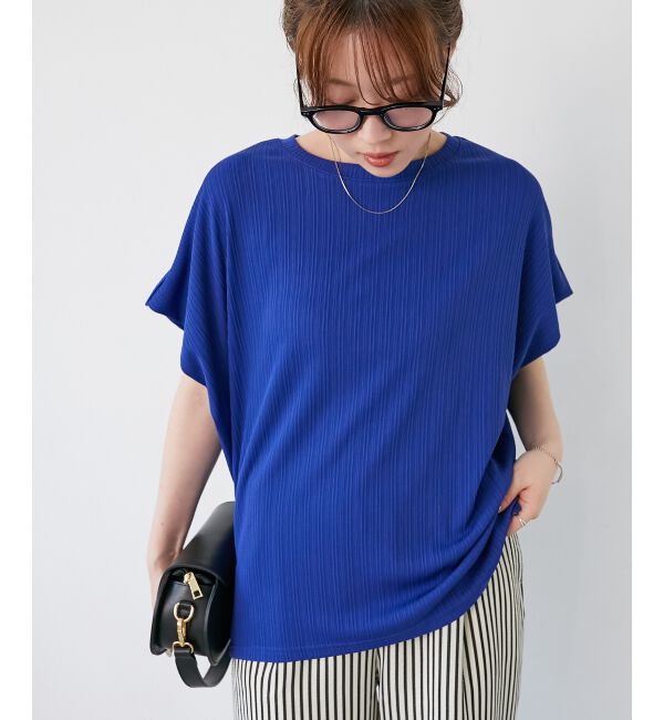  「《WEB限定アイテム》ランダムリブショルダータックプルオーバー」|プルオーバー|