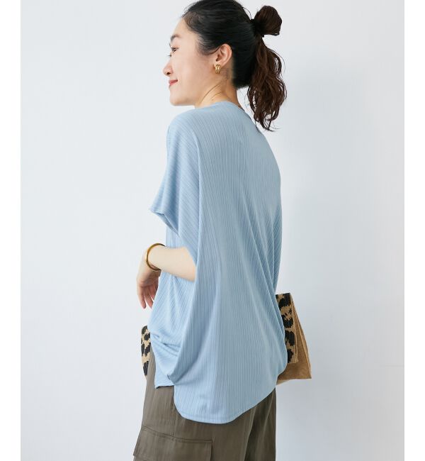  「《WEB限定アイテム》ランダムリブショルダータックプルオーバー」|プルオーバー|