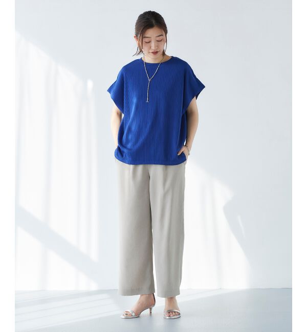  「《WEB限定アイテム》ランダムリブショルダータックプルオーバー」|プルオーバー|