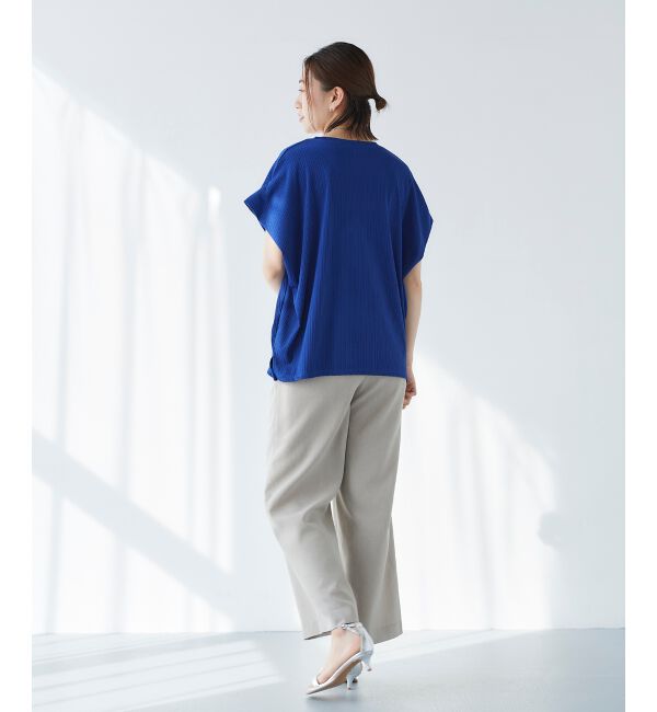  「《WEB限定アイテム》ランダムリブショルダータックプルオーバー」|プルオーバー|