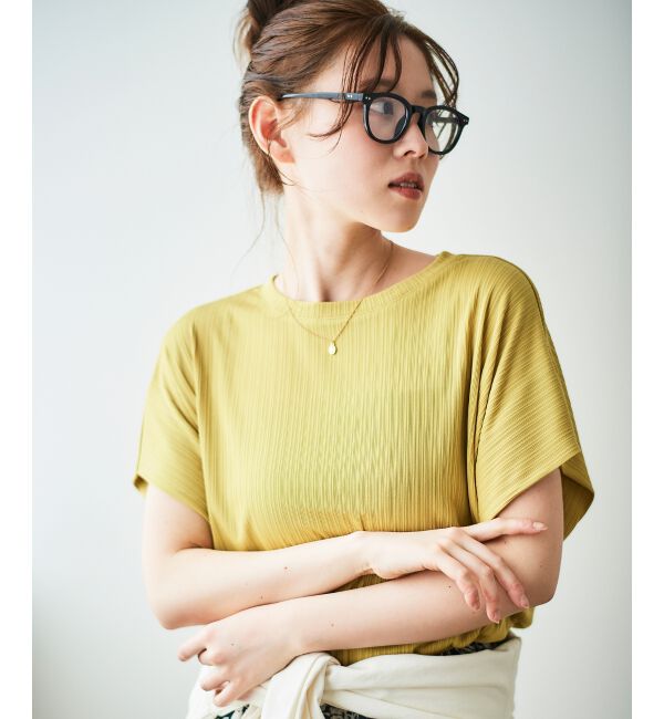  「《WEB限定アイテム》ランダムリブショルダータックプルオーバー」|プルオーバー|