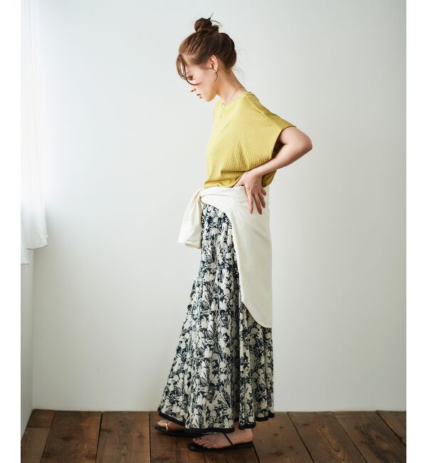  「《WEB限定アイテム》ランダムリブショルダータックプルオーバー」|プルオーバー|