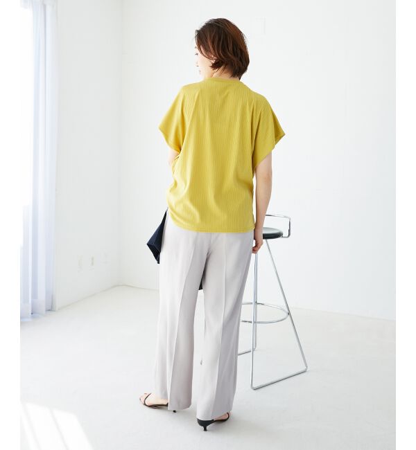  「《WEB限定アイテム》ランダムリブショルダータックプルオーバー」|プルオーバー|