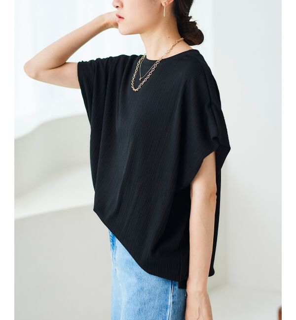  「《WEB限定アイテム》ランダムリブショルダータックプルオーバー」|プルオーバー|