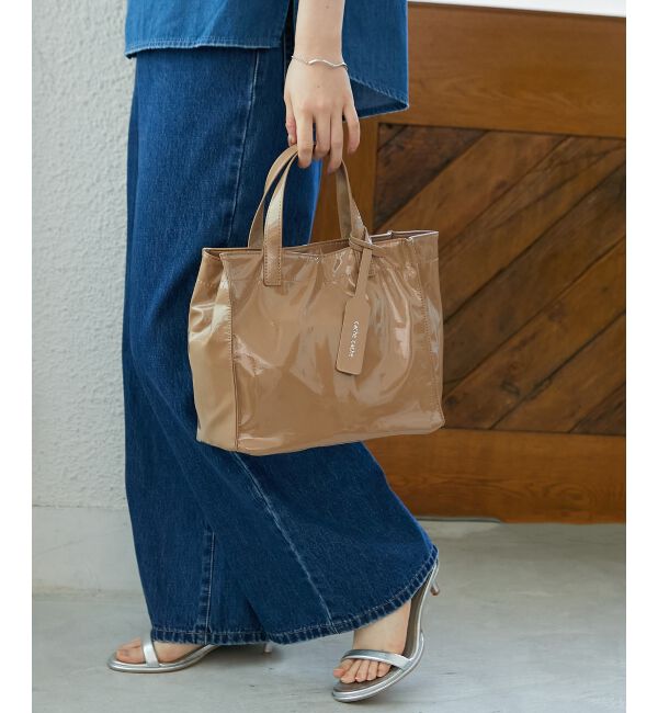  「エナメルトートバッグS」|トートバッグ|