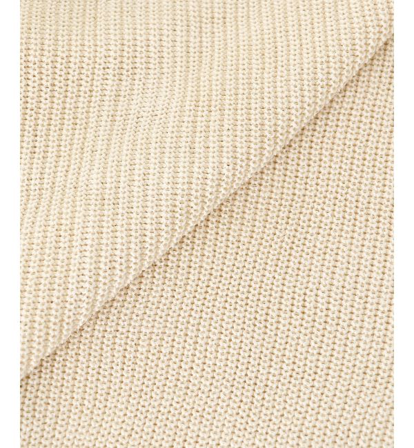  「ペーパーヤーン畦編み2WAYニット」|ニット・セーター|