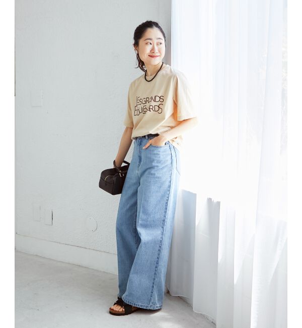  「《手洗い可能》Les Grands BoulevardsロゴTシャツ」|Tシャツ・カットソー|