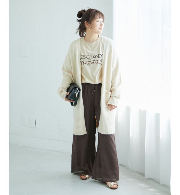  「《手洗い可能》Les Grands BoulevardsロゴTシャツ」|Tシャツ・カットソー|