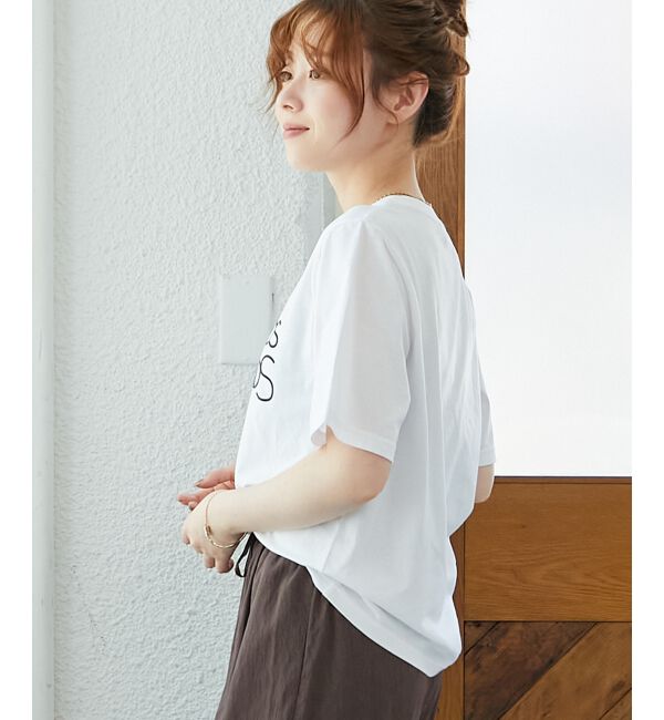  「《手洗い可能》Les Grands BoulevardsロゴTシャツ」|Tシャツ・カットソー|