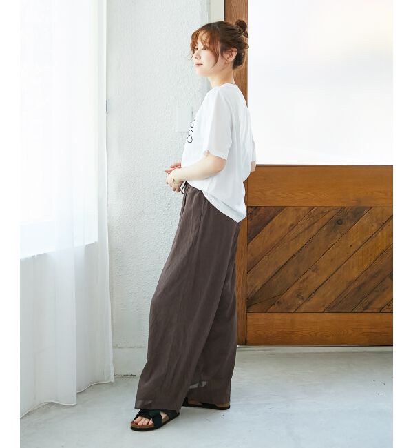  「《手洗い可能》Les Grands BoulevardsロゴTシャツ」|Tシャツ・カットソー|