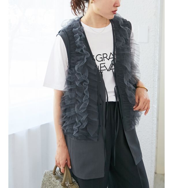  「《手洗い可能》Les Grands BoulevardsロゴTシャツ」|Tシャツ・カットソー|