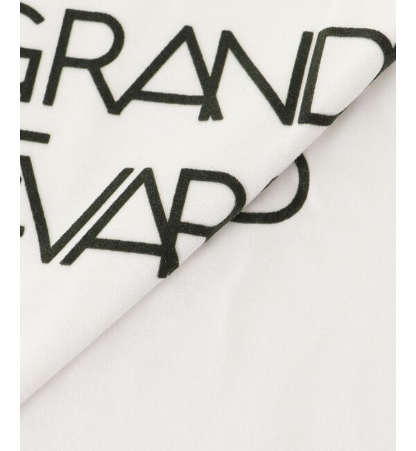  「《手洗い可能》Les Grands BoulevardsロゴTシャツ」|Tシャツ・カットソー|