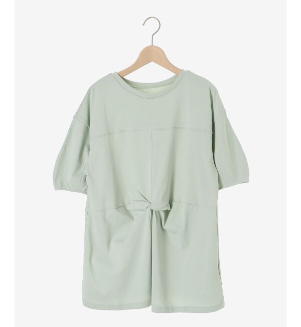  「《手洗い可能》フロントツイストTシャツ」|Tシャツ・カットソー|