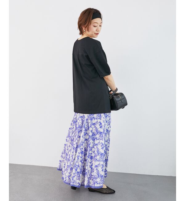  「《手洗い可能》フロントツイストTシャツ」|Tシャツ・カットソー|