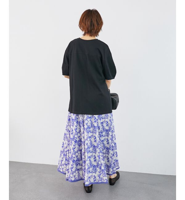  「《手洗い可能》フロントツイストTシャツ」|Tシャツ・カットソー|