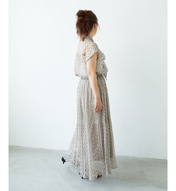  「楊柳フラワープリントフレンチブラウス」|シャツ・ブラウス|