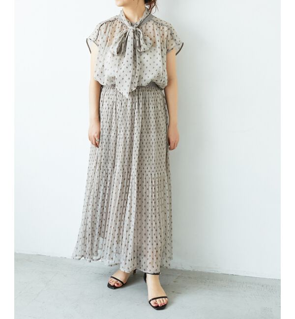  「楊柳フラワープリントフレンチブラウス」|シャツ・ブラウス|