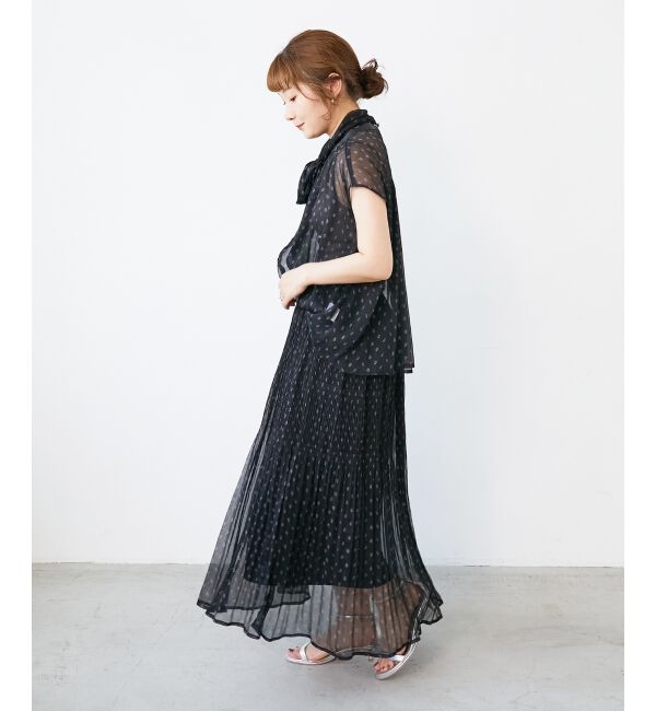  「楊柳フラワープリントフレンチブラウス」|シャツ・ブラウス|