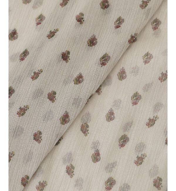  「楊柳フラワープリントフレンチブラウス」|シャツ・ブラウス|