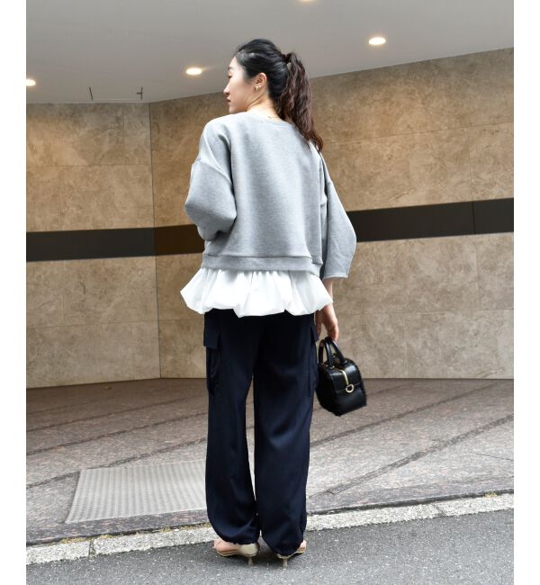  「TORRAZZO DONNAバルーン裾トップス」|Tシャツ・カットソー|