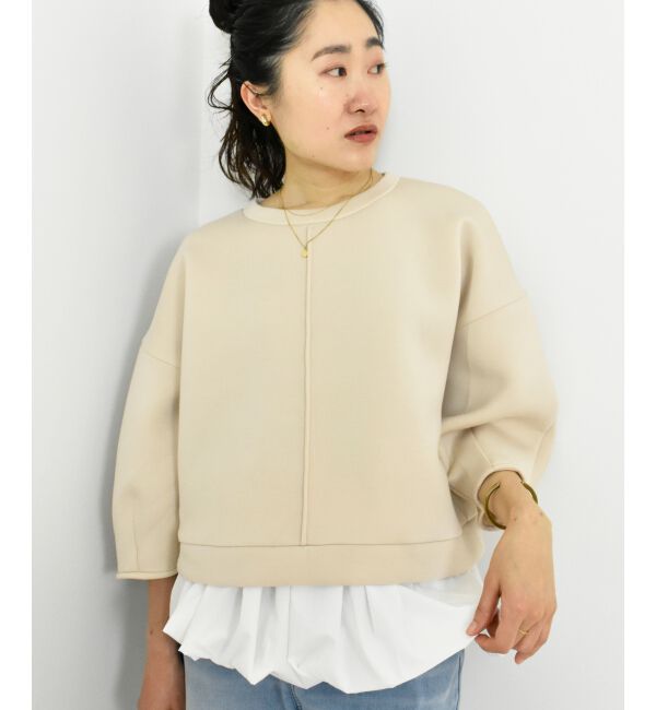  「TORRAZZO DONNAバルーン裾トップス」|Tシャツ・カットソー|