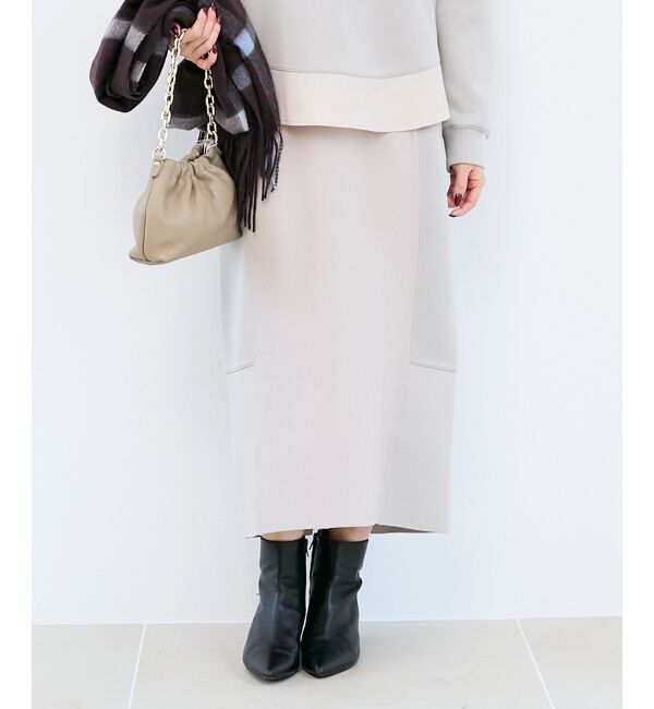  「ボンディングバイヤス切替スカート」|スカート|