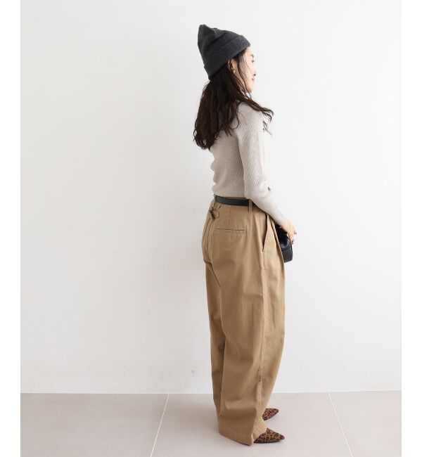  「タックカーブチノパンツ」|チノ|