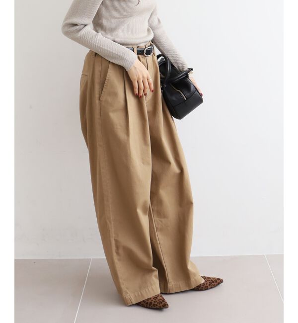  「タックカーブチノパンツ」|チノ|