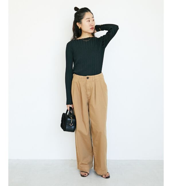  「タックカーブチノパンツ」|チノ|