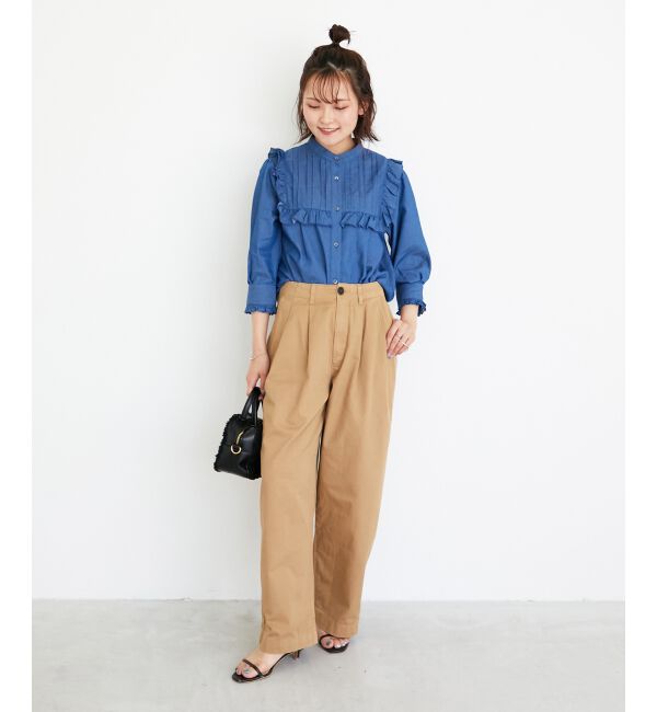  「タックカーブチノパンツ」|チノ|