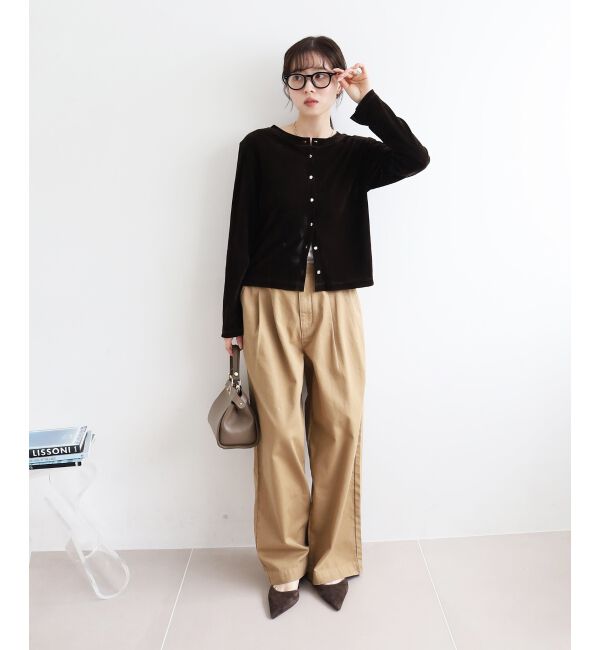  「タックカーブチノパンツ」|チノ|