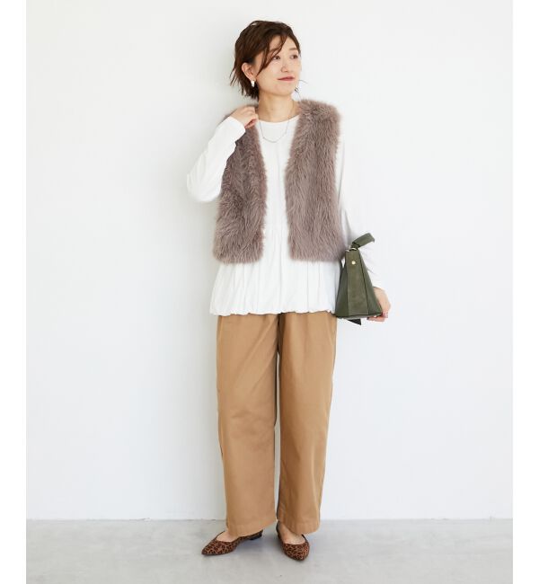  「タックカーブチノパンツ」|チノ|