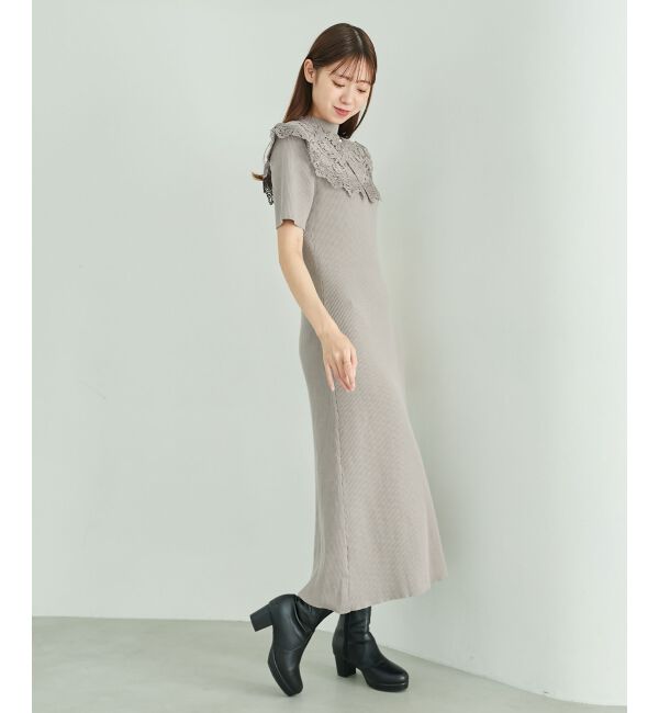 MAJESTICLEGON「レースカラーマルチwayニットワンピ」|その他|