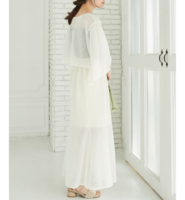 MAJESTICLEGON「メッシュフレアースカート」|フレア|