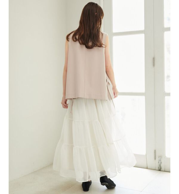 MAJESTICLEGON「シアーボリュームティアードスカート」|スカート|