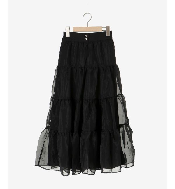 MAJESTICLEGON「シアーボリュームティアードスカート」|スカート|