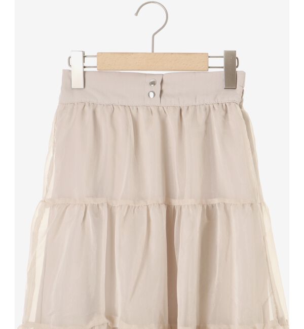 MAJESTICLEGON「シアーボリュームティアードスカート」|スカート|