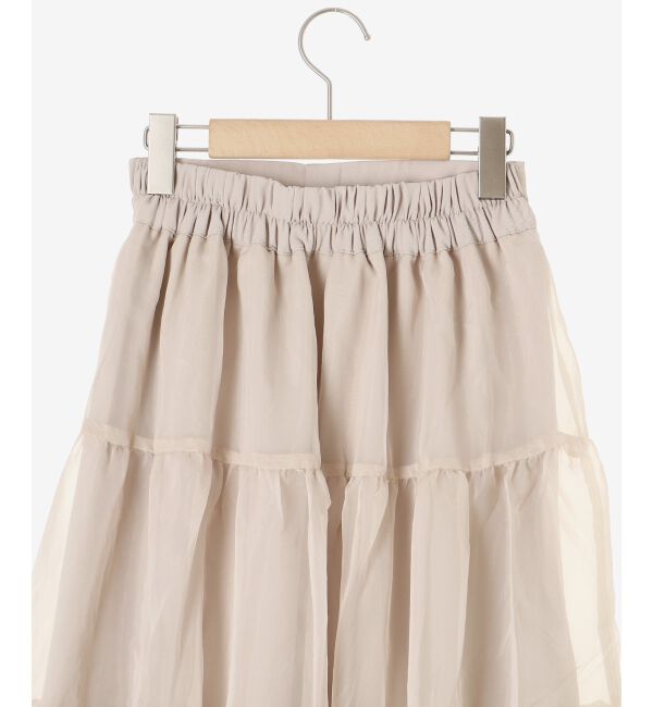 MAJESTICLEGON「シアーボリュームティアードスカート」|スカート|